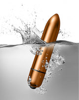 Rocks-Off - Dark Desires Kit - Bullet Vibrator met sleeves - Zwart / Goud