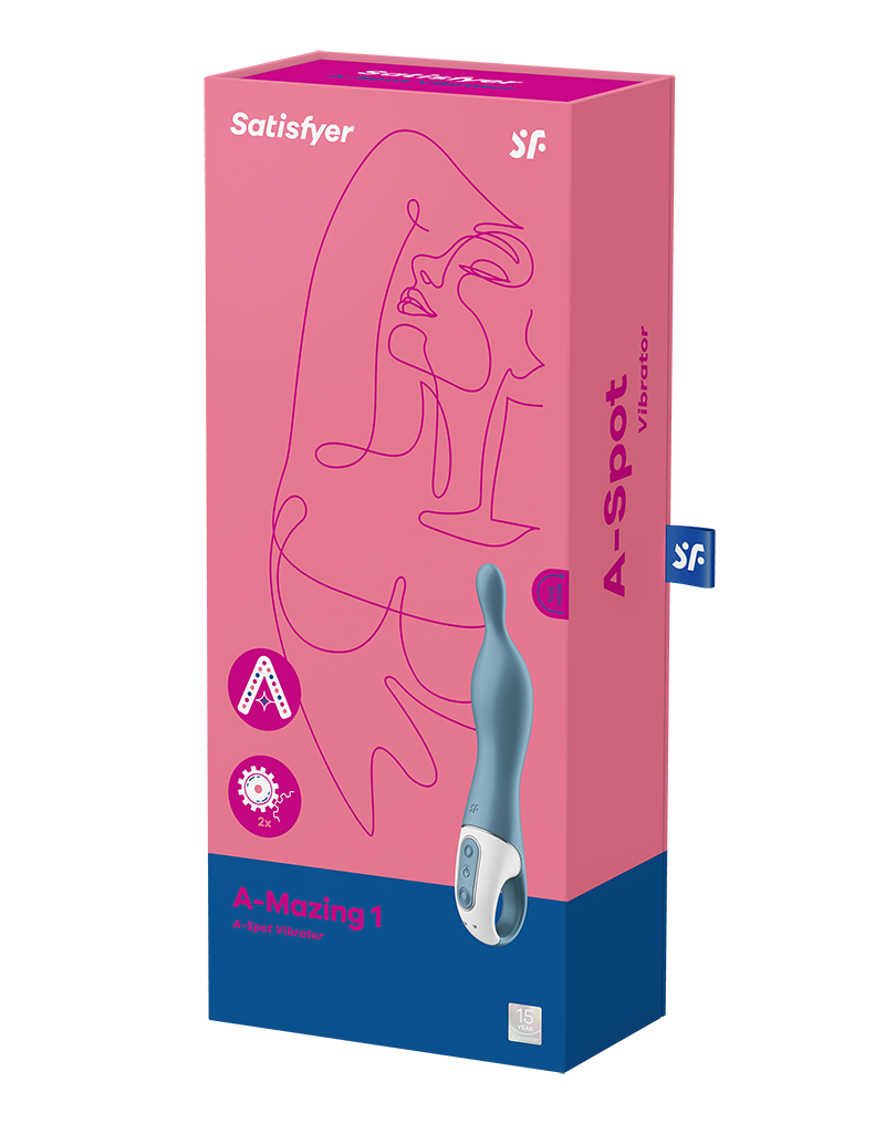 Satisfyer - A-Mazing 1 - A-Spot Vibrator - Blauw