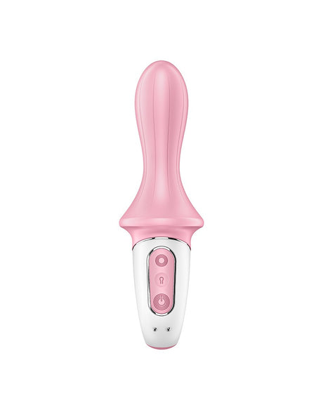 Satisfyer - Air Pump Booty 5+ - Opblaasbare Anale Vibrator (met App Control) - Roze