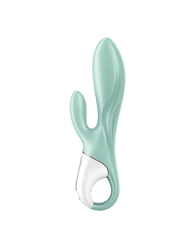 Satisfyer - Air Pump Bunny 5+ - Opblaasbare Rabbit Vibrator (met App Control) - Mint