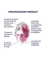 Satisfyer - Cloud Dancer - Luchtdruk Vibrator - Rood