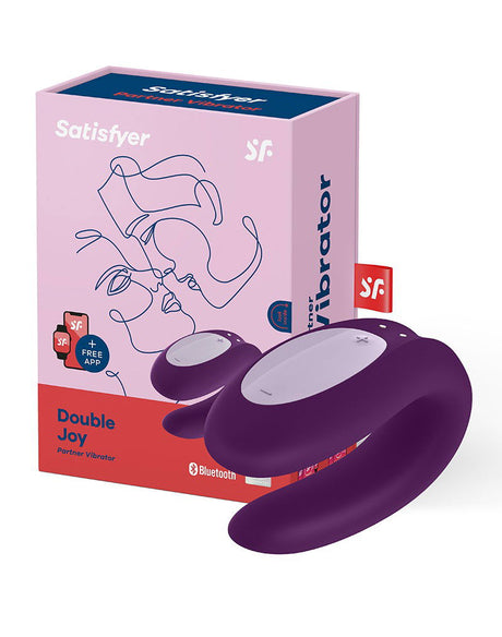 Satisfyer Double Joy Purple  / incl. Bluetooth and App