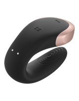 Satisfyer - Double Love - Luxe Partner Vibrator - Zwart