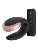 Satisfyer - Double Love - Luxe Partner Vibrator - Zwart
