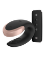 Satisfyer - Double Love - Luxe Partner Vibrator - Zwart