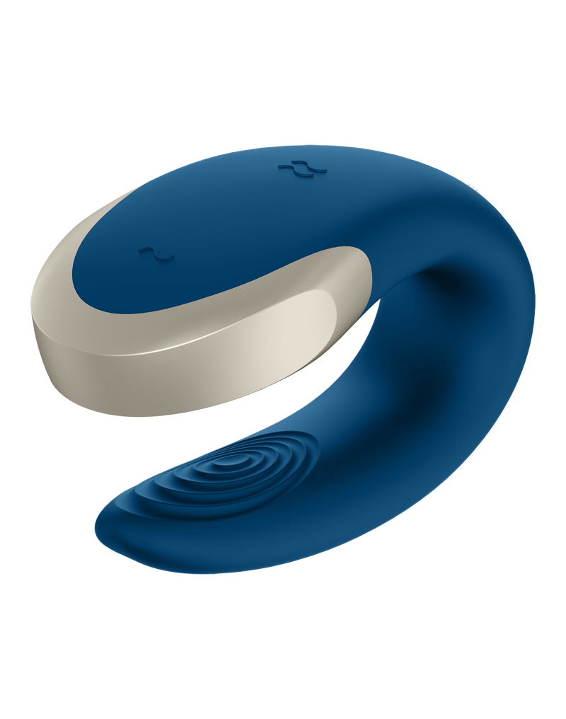 Satisfyer - Double Love - Luxury Couple Vibrator - Blauw