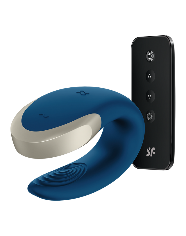 Satisfyer - Double Love - Luxury Couple Vibrator - Blauw