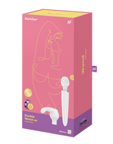 Satisfyer - Double Wand-er - Wand Vibrator - Wit