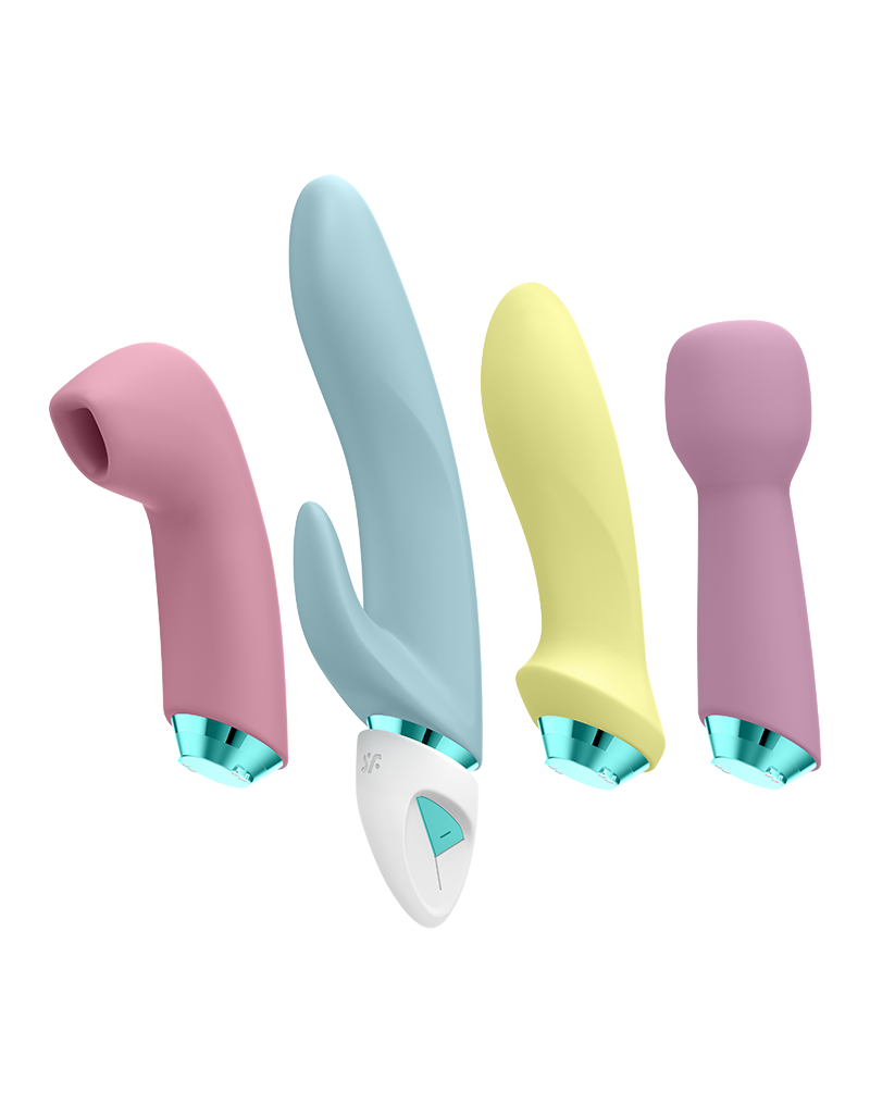 Satisfyer - Fabulous Four - Air Pulse + Vibrator Set - Multicolor