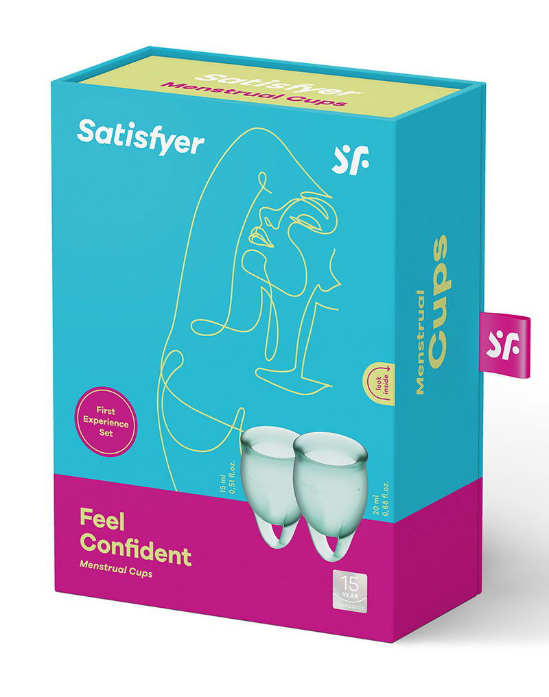 Satisfyer Feel Confident Menstrual Cup (Dark Green)
