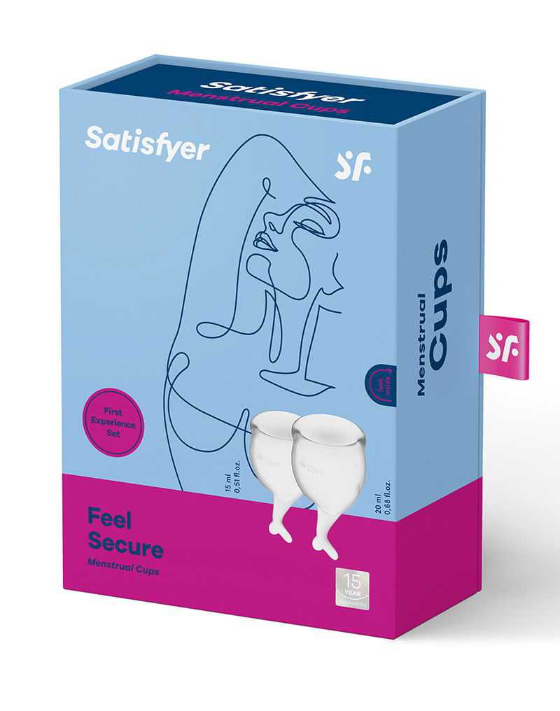 Satisfyer Feel Secure Menstrual Cup (Transparent)