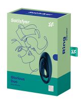 Satisfyer - Glorious Duo - Cockring Vibrator - Blauw