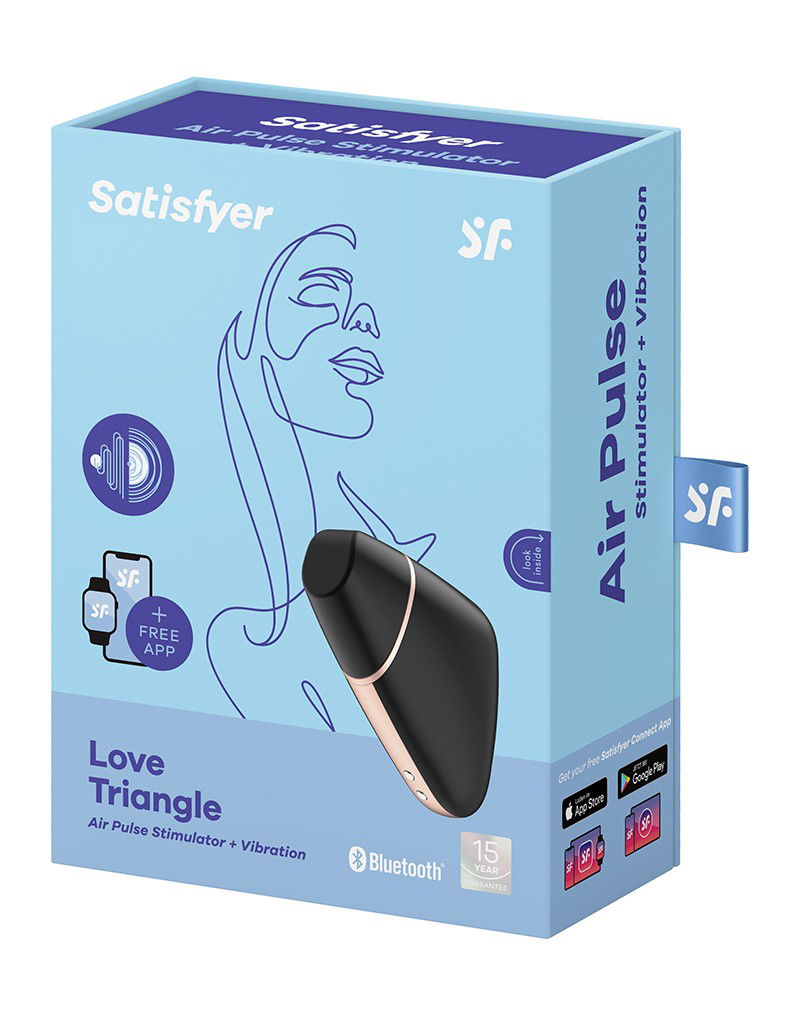 Satisfyer Love Triangle Black / incl. Bluetooth and App
