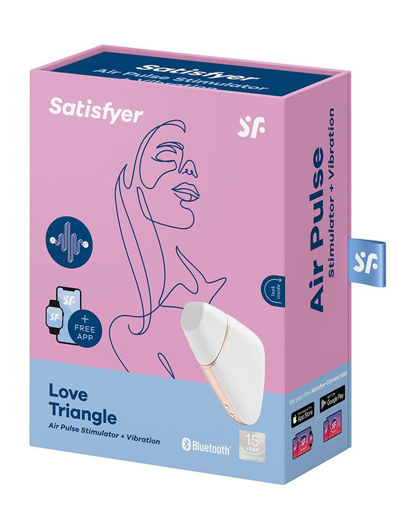 Satisfyer Love Triangle White / incl. Bluetooth and App
