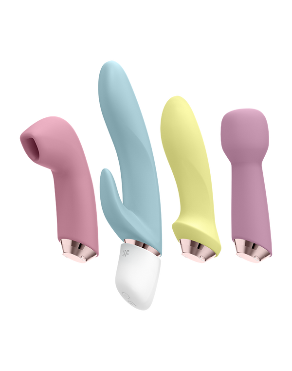 Satisfyer - Marvelous Four - Air Pulse + Vibrator Set - Multicolor