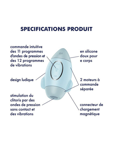 Satisfyer - Mission Control - Luchtdruk Vibrator