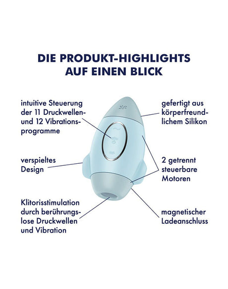 Satisfyer - Mission Control - Luchtdruk Vibrator