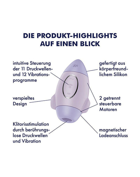Satisfyer - Mission Control - Luchtdruk Vibrator