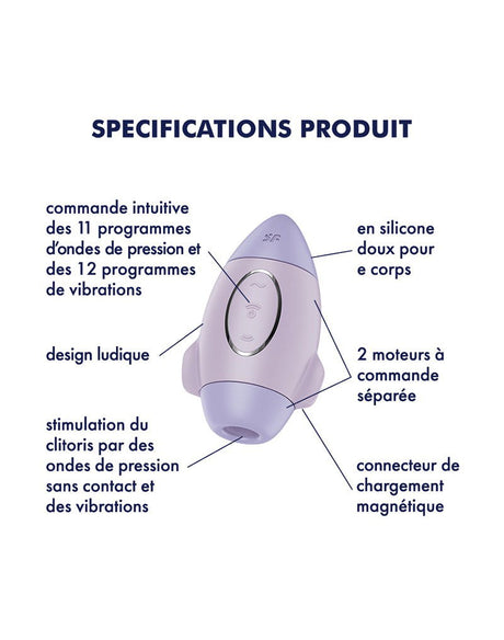 Satisfyer - Mission Control - Luchtdruk Vibrator