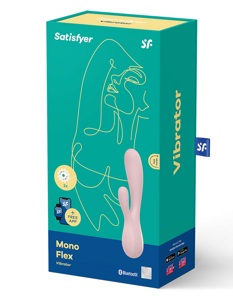 Satisfyer Mono Flex Mauve / incl. Bluetooth and App