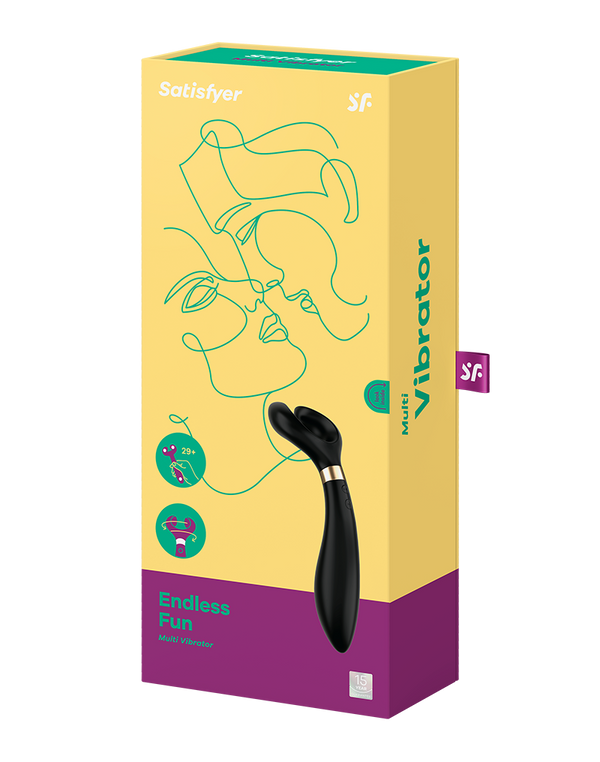 Satisfyer Partner Endless Fun Black | Multifun 3