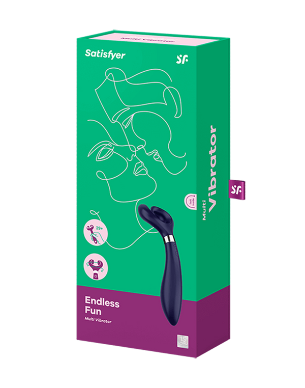 Satisfyer Partner Endless Fun Blue | Multifun 3