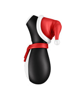Satisfyer - Pinguïn Holiday Edition - Luchtdruk Stimulator - Zwart, Rood & Wit