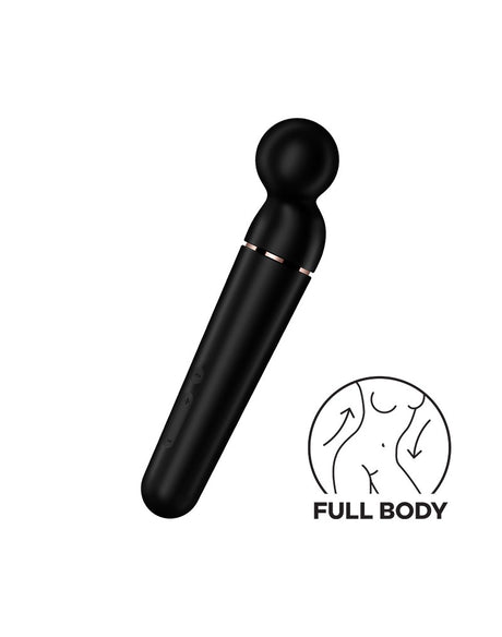 Satisfyer - Planet Wand-er - Wand Vibrator - Zwart & Roségoud