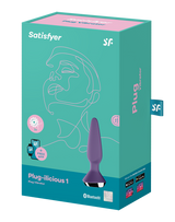 Satisfyer - Plug-ilicious 1 - Vibrerende Anale Plug - Paars