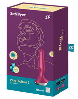 Satisfyer - Plug-ilicious 2 - Vibrerende Anale Plug - Rood