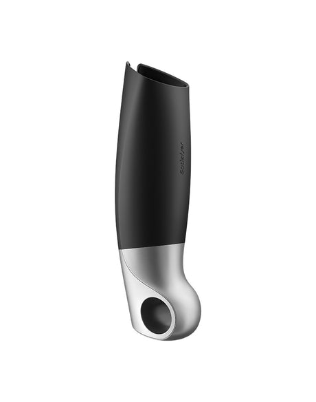 Satisfyer - Power Masturbator (met App Control) - Masturbator  - Zwart & Zilver