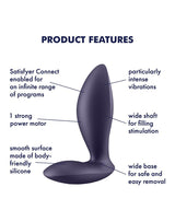 Satisfyer - Power Plug - Anale Vibrator (met App Control) - Paars