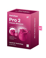 Satisfyer - Pro 2 Classic Blossom - Luchtdruk Vibrator - Rood