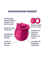 Satisfyer - Pro 2 Classic Blossom - Luchtdruk Vibrator - Rood
