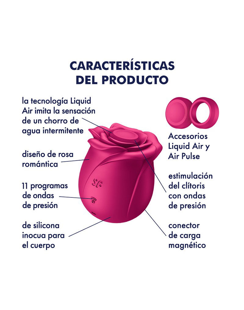 Satisfyer - Pro 2 Classic Blossom - Luchtdruk Vibrator - Rood