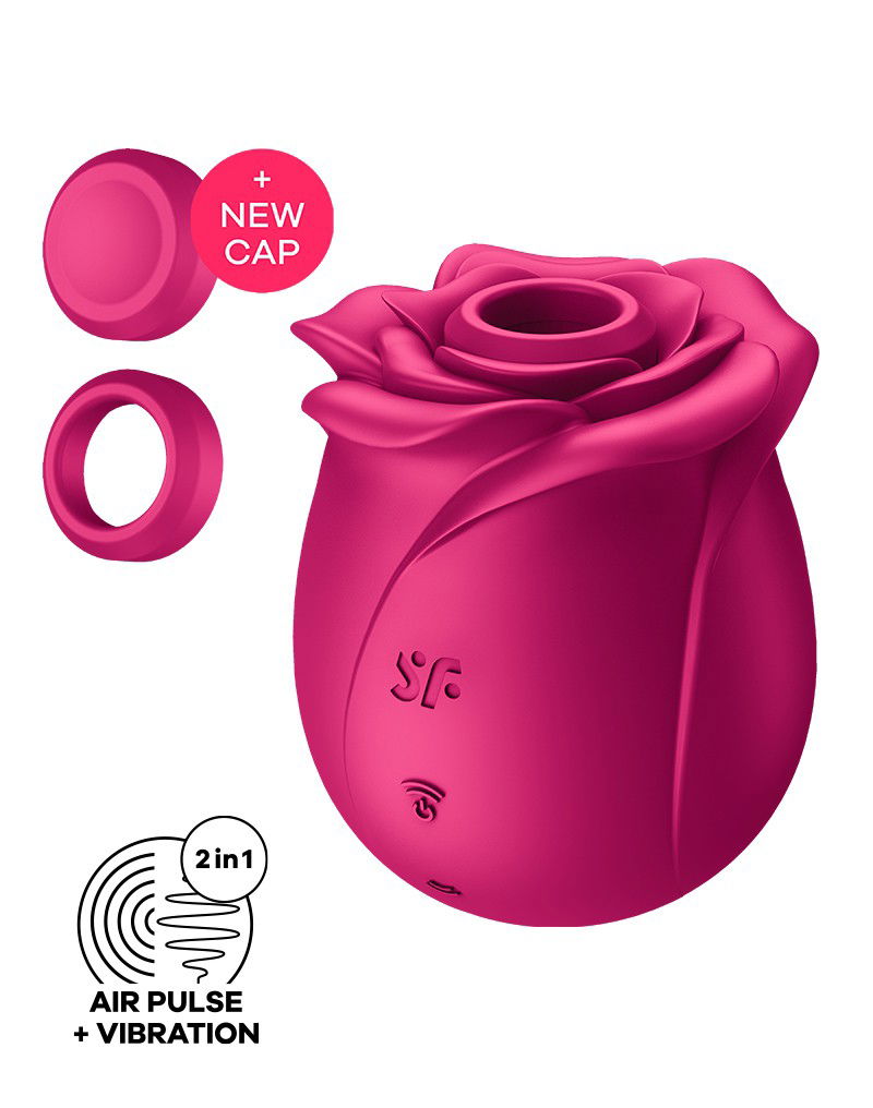 Satisfyer - Pro 2 Classic Blossom - Luchtdruk Vibrator - Rood