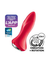 Satisfyer - Rotator Plug 1+ - Anale Vibrator - Rood