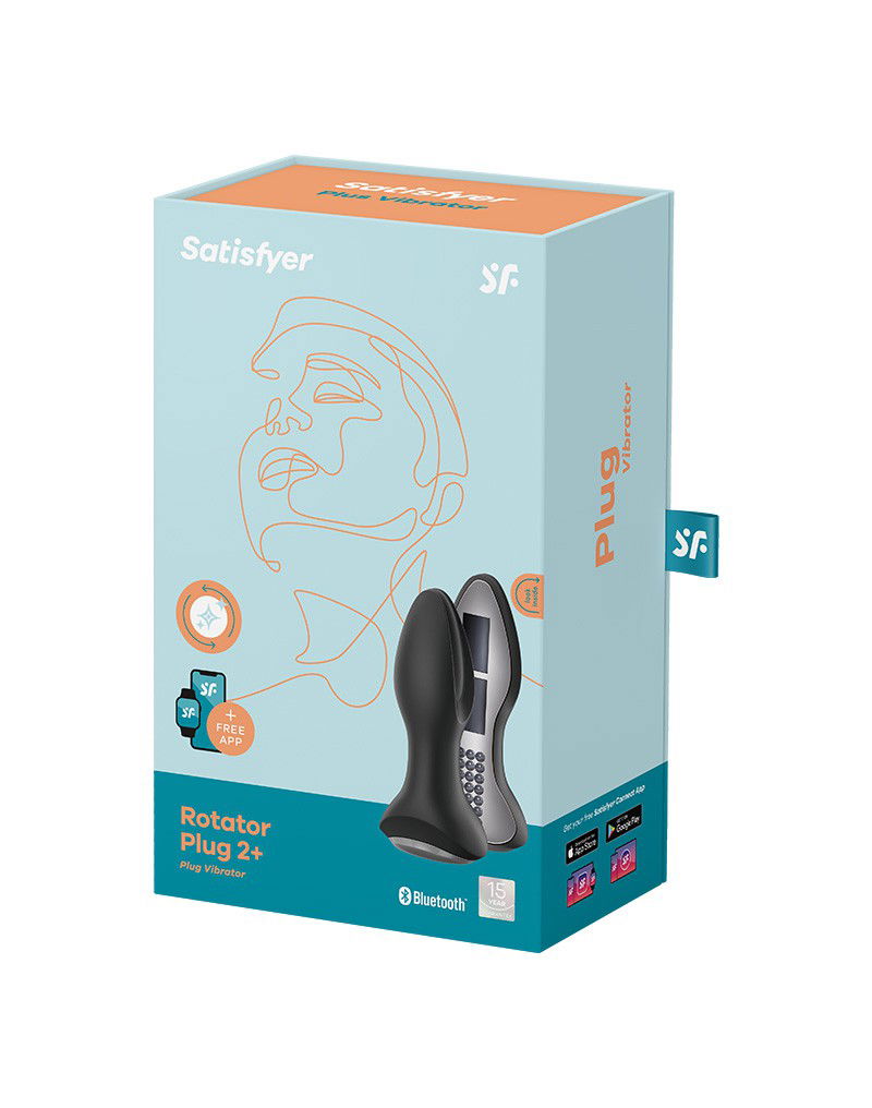 Satisfyer - Rotator Plug 2+ - Anale Vibrator