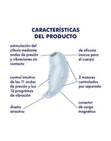 Satisfyer - Seal You Soon - Luchtdruk Vibrator - Blauw