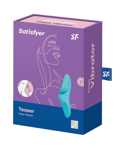 Satisfyer - Teaser - Vinger Vibrator - Blauw