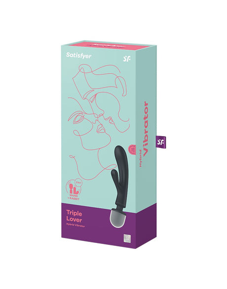 Satisfyer - Triple Lover - 2-in-1 Wand and Rabbit Vibrator