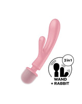 Satisfyer - Triple Lover - 2-in-1 Wand and Rabbit Vibrator