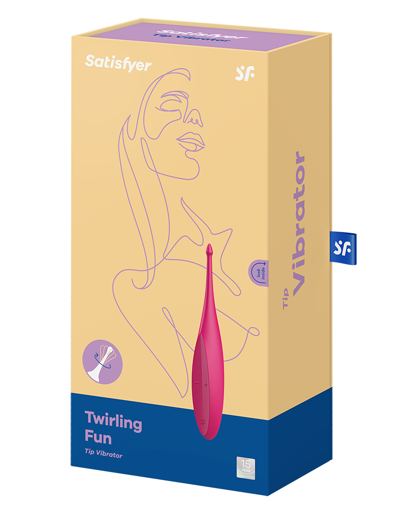 Satisfyer - Twirling Fun - Pin Point Vibrator - Magenta
