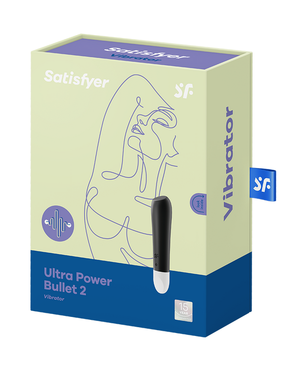 Satisfyer - Ultra Power Bullet 2 - Bullet Vibrator - Zwart