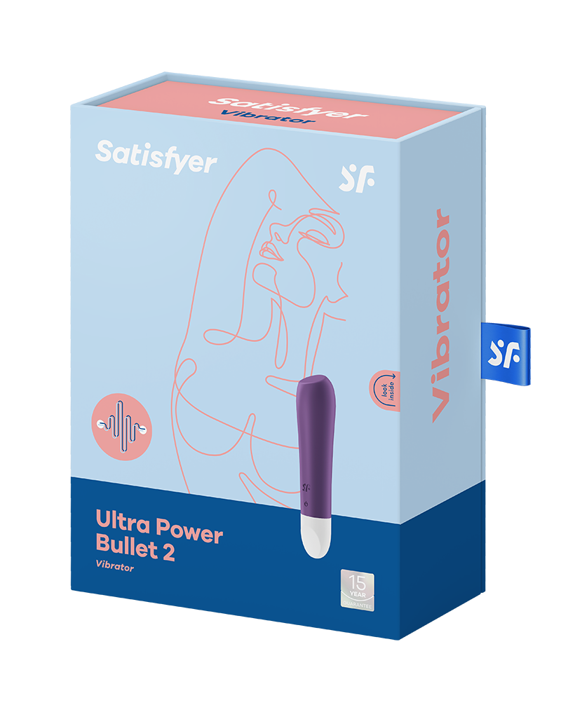 Satisfyer - Ultra Power Bullet 2 - Bullet Vibrator - Paars
