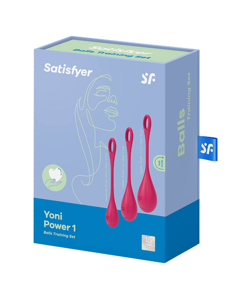 Satisfyer - Yoni Power 1 - Kegel Balletjes Set - Rood