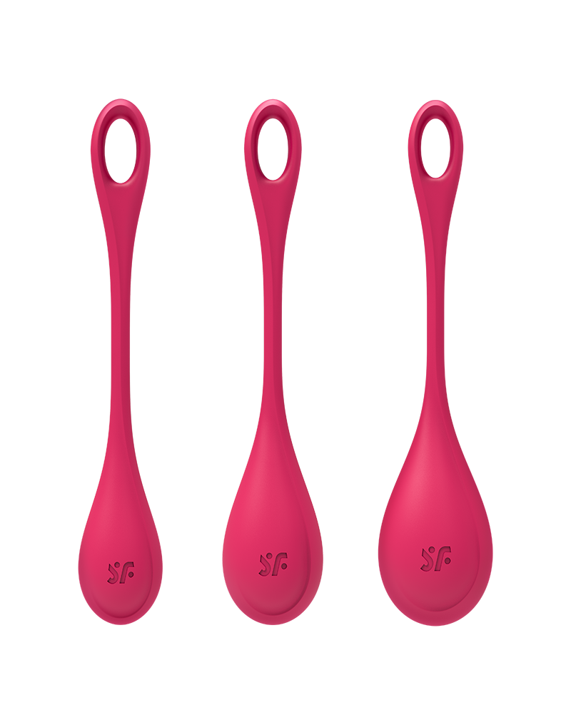 Satisfyer - Yoni Power 1 - Kegel Balletjes Set - Rood