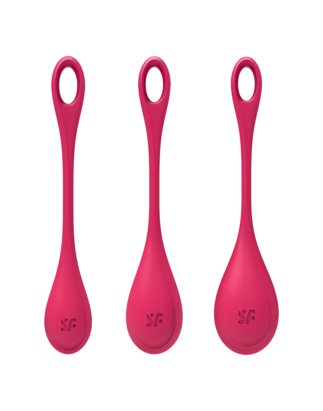 Satisfyer - Yoni Power 1 - Kegel Balletjes Set - Rood