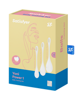 Satisfyer - Yoni Power 1 - Kegel Balletjes Set - Wit