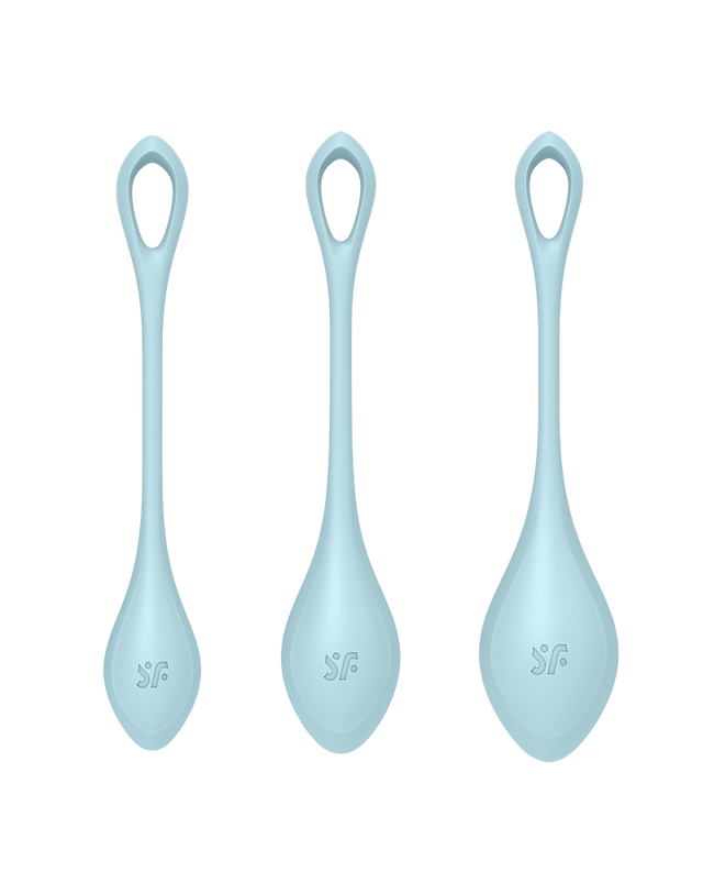 Satisfyer - Yoni Power 2 - Kegel Balletjes Set - Blauw